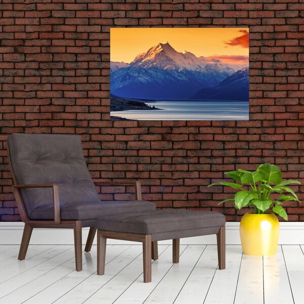 Slika - jezero Pukaki (90x60 cm)