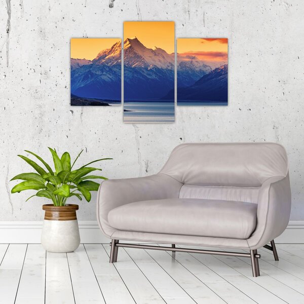 Slika - jezero Pukaki (90x60 cm)