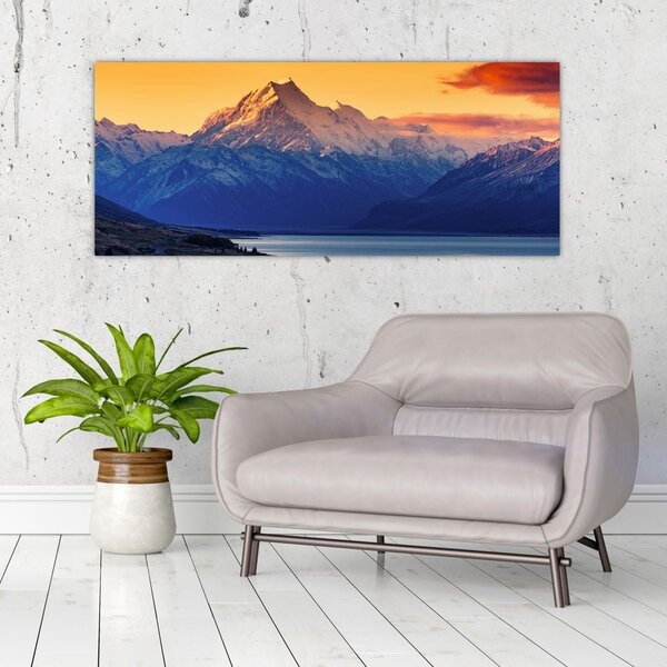 Slika - jezero Pukaki (120x50 cm)