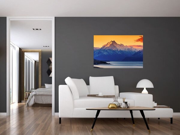 Slika - jezero Pukaki (90x60 cm)