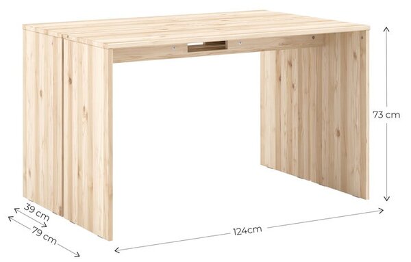 Blagovaonski stol od masivnog bora 79x124 cm Join-In – Karup Design