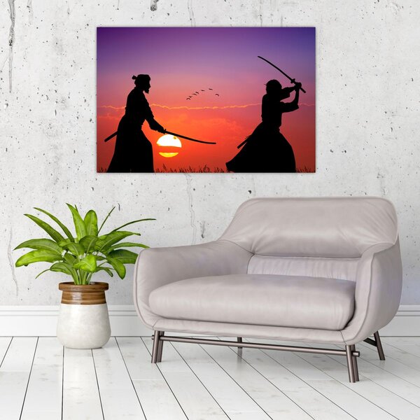 Slika - Samuraj (90x60 cm)