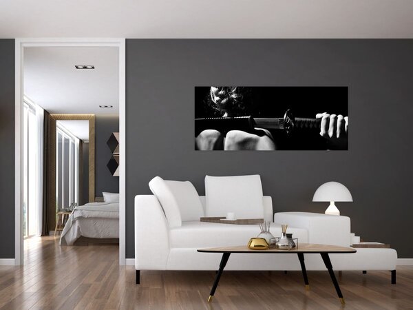 Slika - Žena s mačem (120x50 cm)