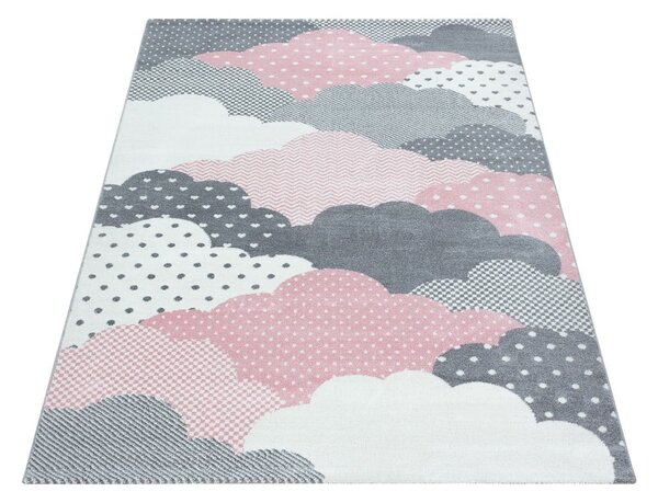 Ružičasti/sivi dječji tepih 120x170 cm Bambi – Ayyildiz Carpets