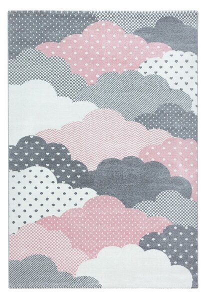 Ružičasti/sivi dječji tepih 120x170 cm Bambi – Ayyildiz Carpets
