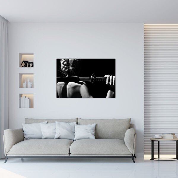 Slika - Žena s mačem (90x60 cm)