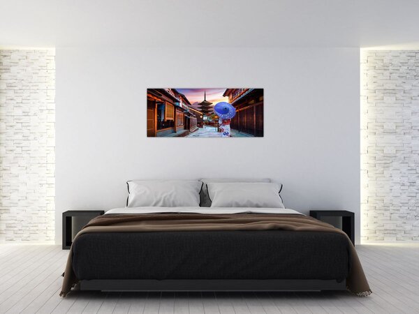 Slika - azijska žena (120x50 cm)