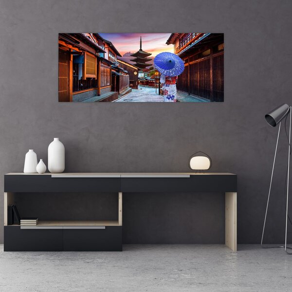 Slika - azijska žena (120x50 cm)