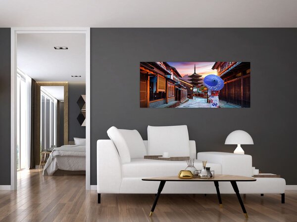Slika - azijska žena (120x50 cm)