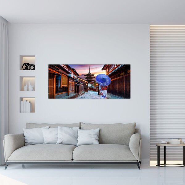 Slika - azijska žena (120x50 cm)