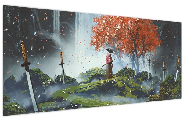 Slika - Ilustracija Vrta mačeva (120x50 cm)