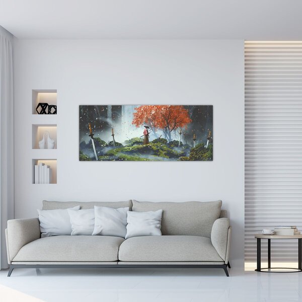 Slika - Ilustracija Vrta mačeva (120x50 cm)