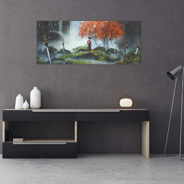 Slika - Ilustracija Vrta mačeva (120x50 cm)