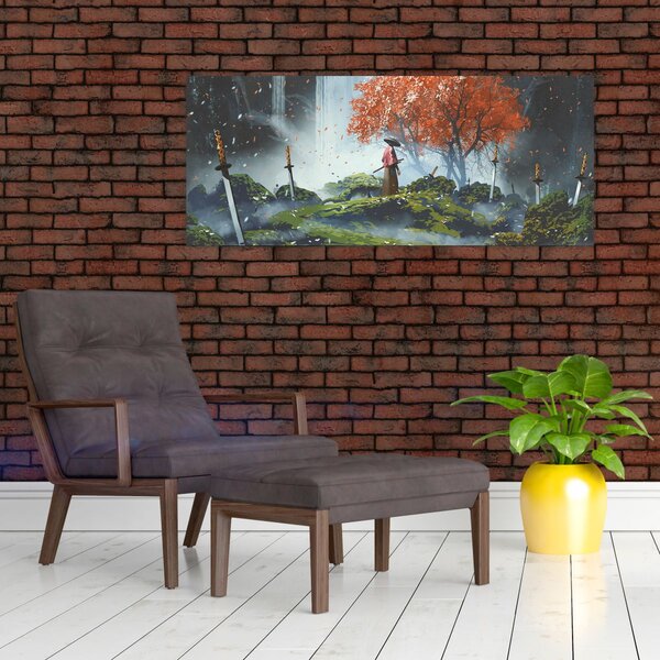 Slika - Ilustracija Vrta mačeva (120x50 cm)