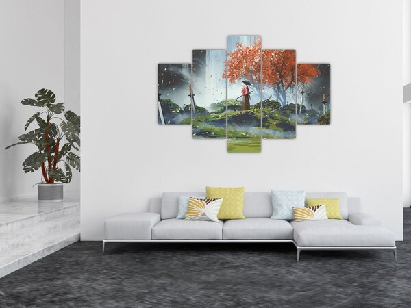 Slika - Ilustracija Vrta mačeva (150x105 cm)