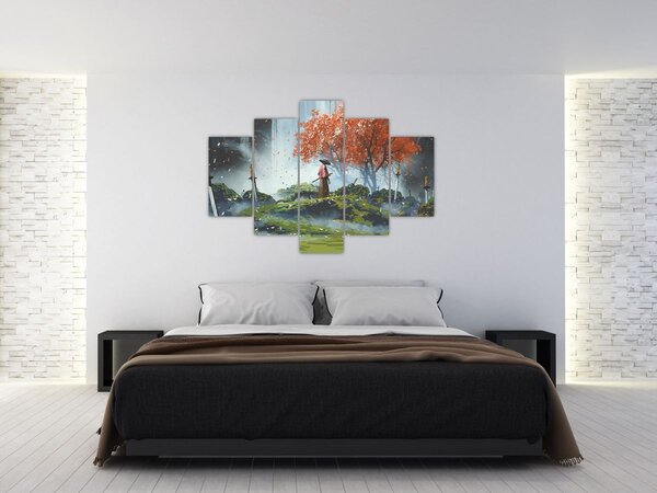 Slika - Ilustracija Vrta mačeva (150x105 cm)