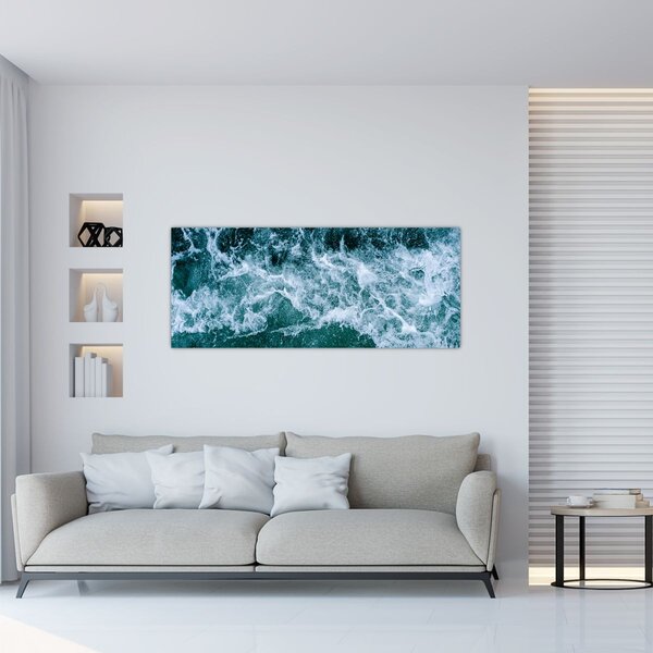 Slika - Oceanski valovi (120x50 cm)