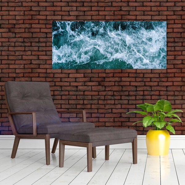 Slika - Oceanski valovi (120x50 cm)