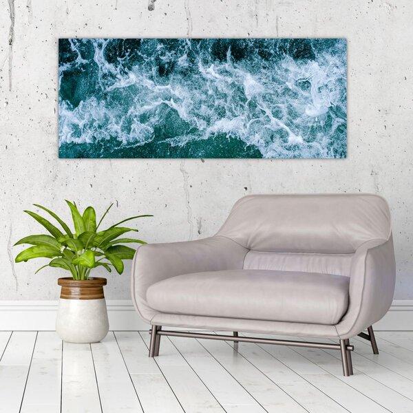 Slika - Oceanski valovi (120x50 cm)