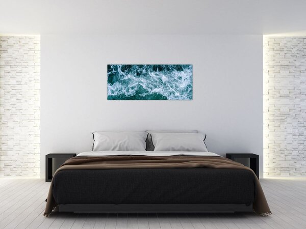Slika - Oceanski valovi (120x50 cm)