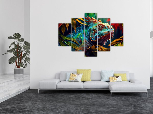 Slika - Šarena iguana (150x105 cm)