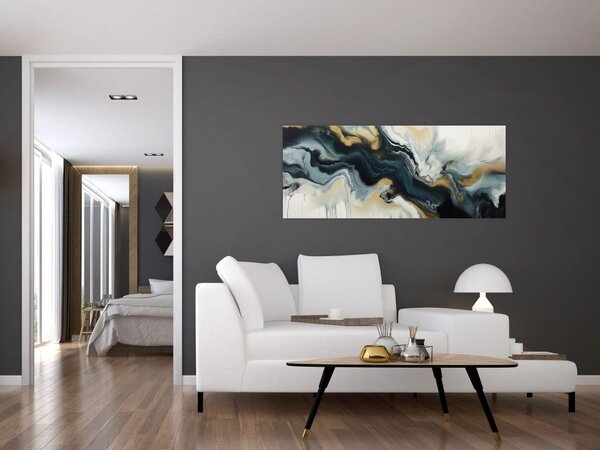 Slika - Mramorirani crtež (120x50 cm)