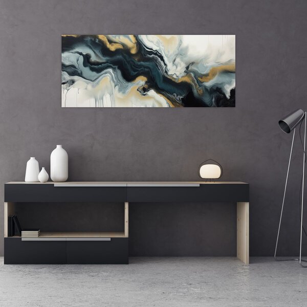 Slika - Mramorirani crtež (120x50 cm)