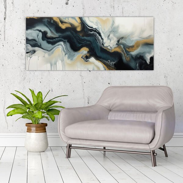 Slika - Mramorirani crtež (120x50 cm)
