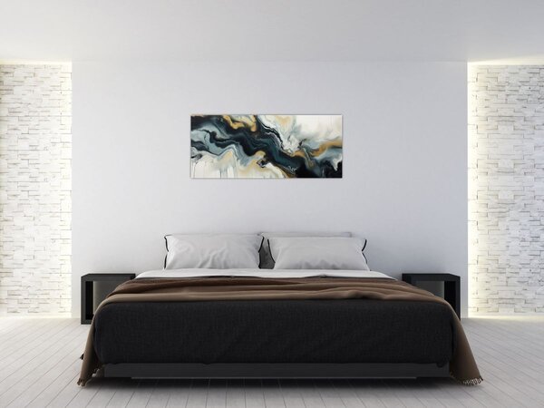 Slika - Mramorirani crtež (120x50 cm)