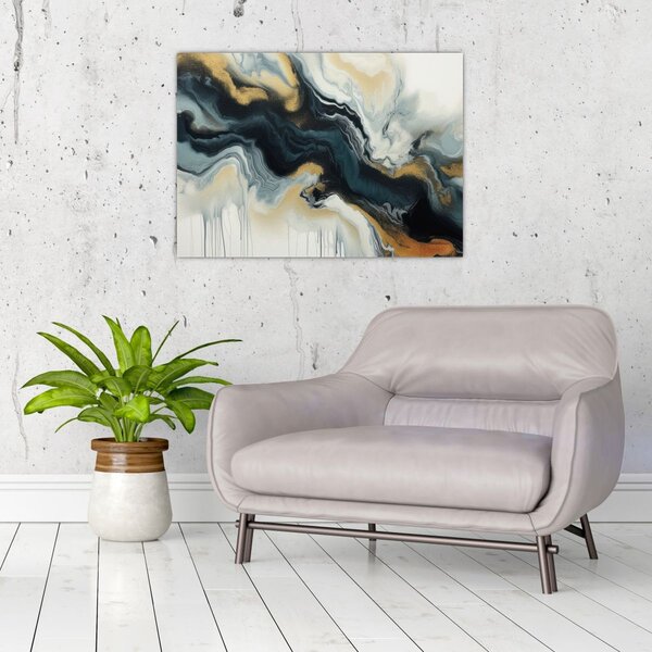 Slika - Mramorirani crtež (70x50 cm)