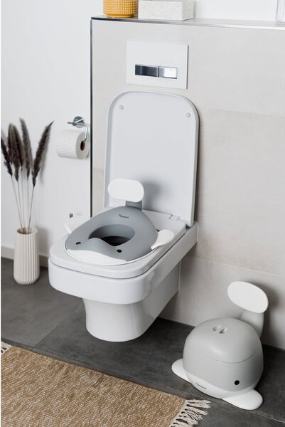 Tamno sivi dječji nastavak za WC Dark grey – Kindsgut