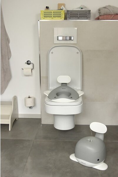 Tamno sivi dječji nastavak za WC Dark grey – Kindsgut