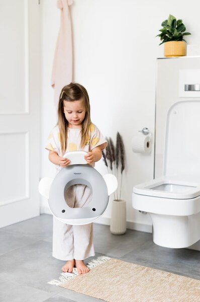 Tamno sivi dječji nastavak za WC Dark grey – Kindsgut