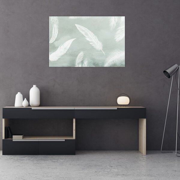 Slika - Bijelo perje (90x60 cm)