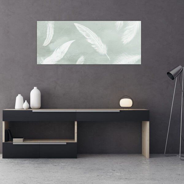 Slika - Bijelo perje (120x50 cm)