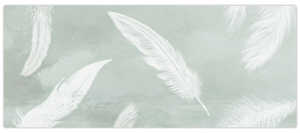 Slika - Bijelo perje (120x50 cm)