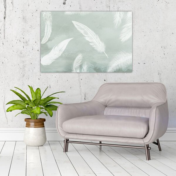 Slika - Bijelo perje (90x60 cm)