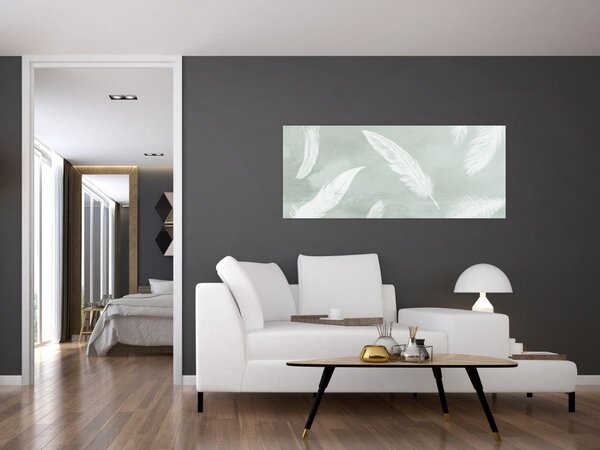 Slika - Bijelo perje (120x50 cm)
