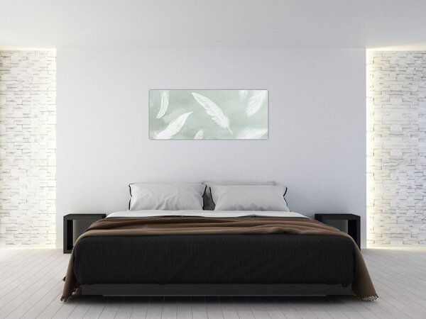 Slika - Bijelo perje (120x50 cm)