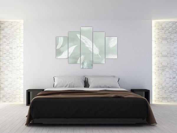 Slika - Bijelo perje (150x105 cm)