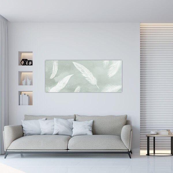 Slika - Bijelo perje (120x50 cm)