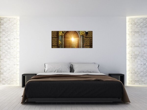 Slika - Vrata u šumi (120x50 cm)