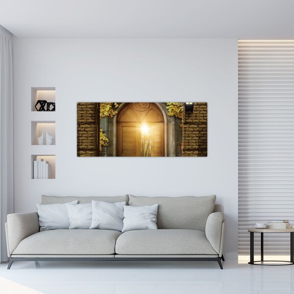 Slika - Vrata u šumi (120x50 cm)