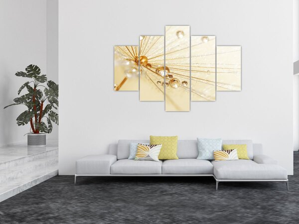 Slika - Makro fotografija maslačka (150x105 cm)