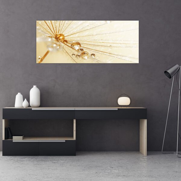 Slika - Makro fotografija maslačka (120x50 cm)