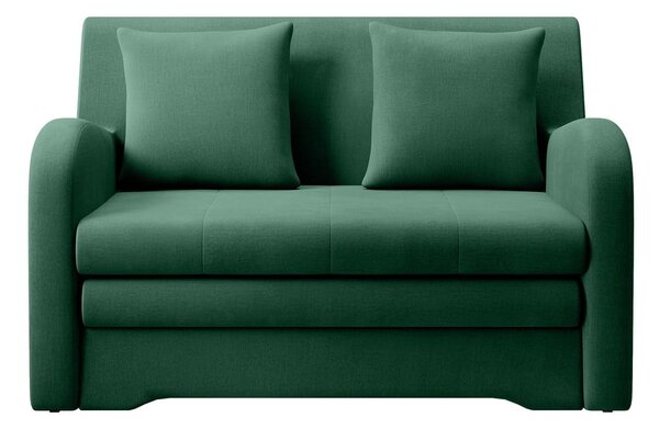 Zelena baršunasti sklopiva sofa 130 cm Ario – ELTAP