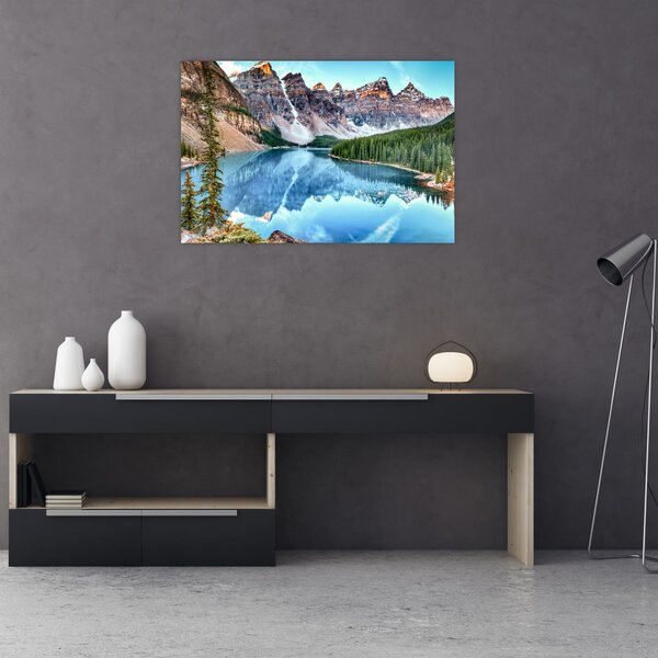 Slika - Jezero Moraine (90x60 cm)
