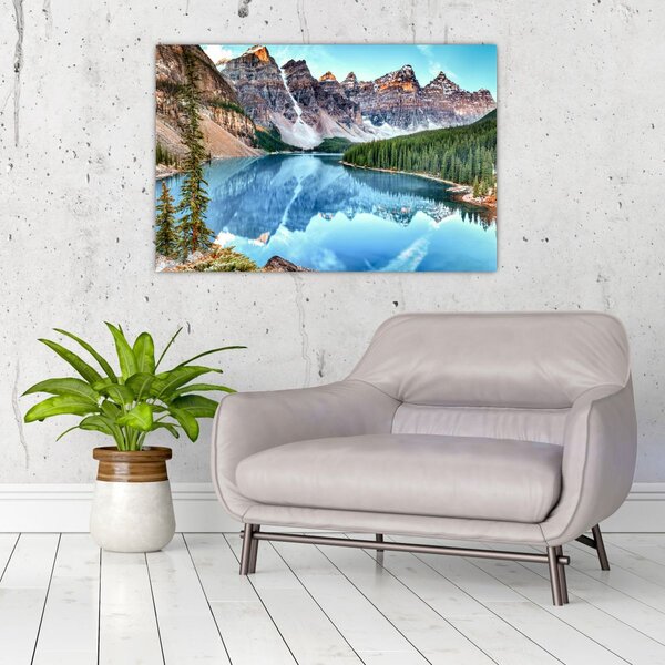 Slika - Jezero Moraine (90x60 cm)
