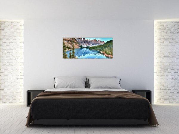 Slika - Jezero Moraine (120x50 cm)