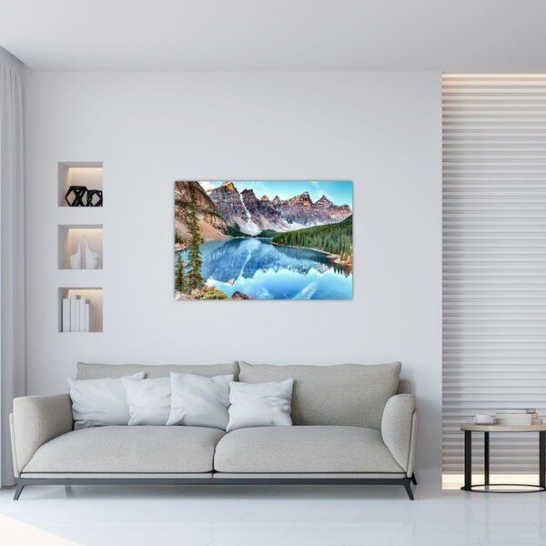 Slika - Jezero Moraine (90x60 cm)